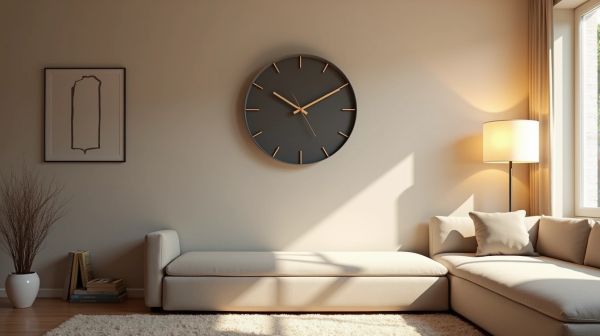 Choisissez une horloge murale adaptée à votre design intérieur