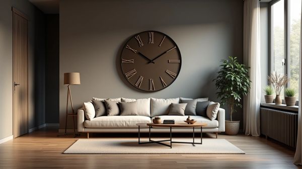 Choisissez une horloge murale adaptée à votre design intérieur