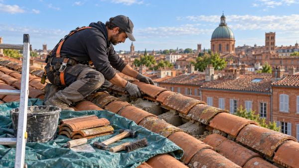 Comment réparer efficacement les fuites de toiture à Toulouse ?