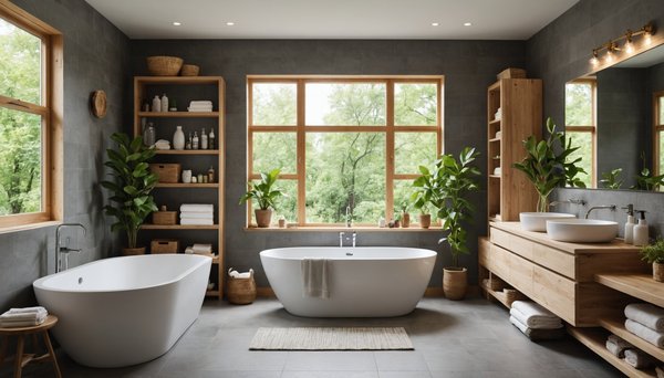 Salle de bain écologique : Les matériaux à utiliser